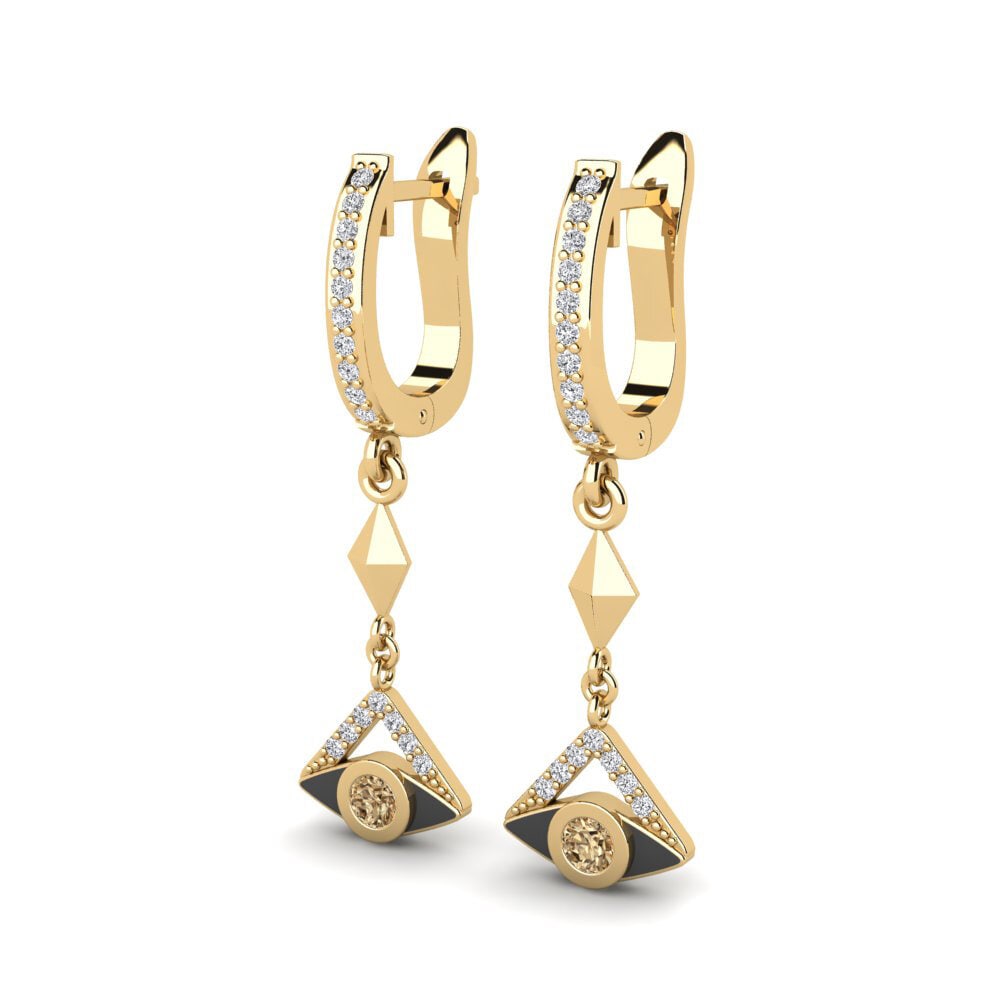 Brown Diamond Women's Earring Epico