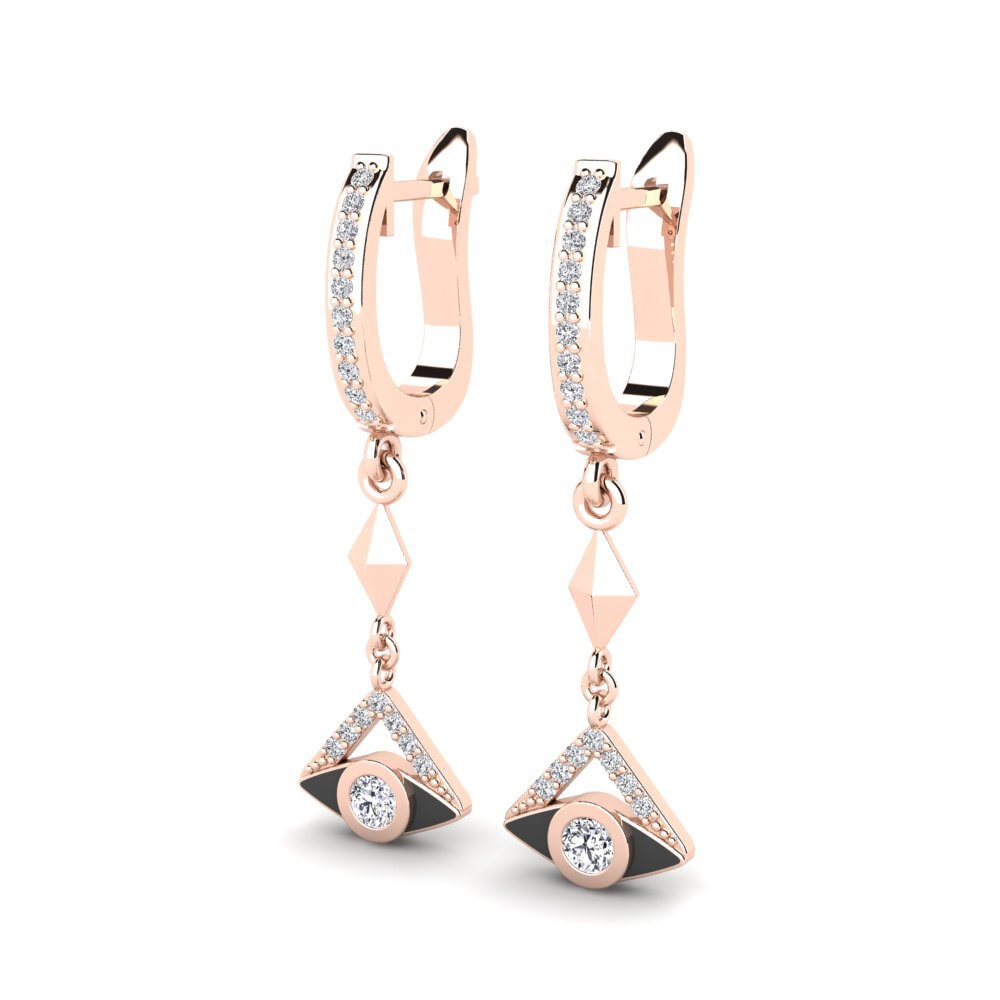 14k Rose Gold Women's Earring Epico