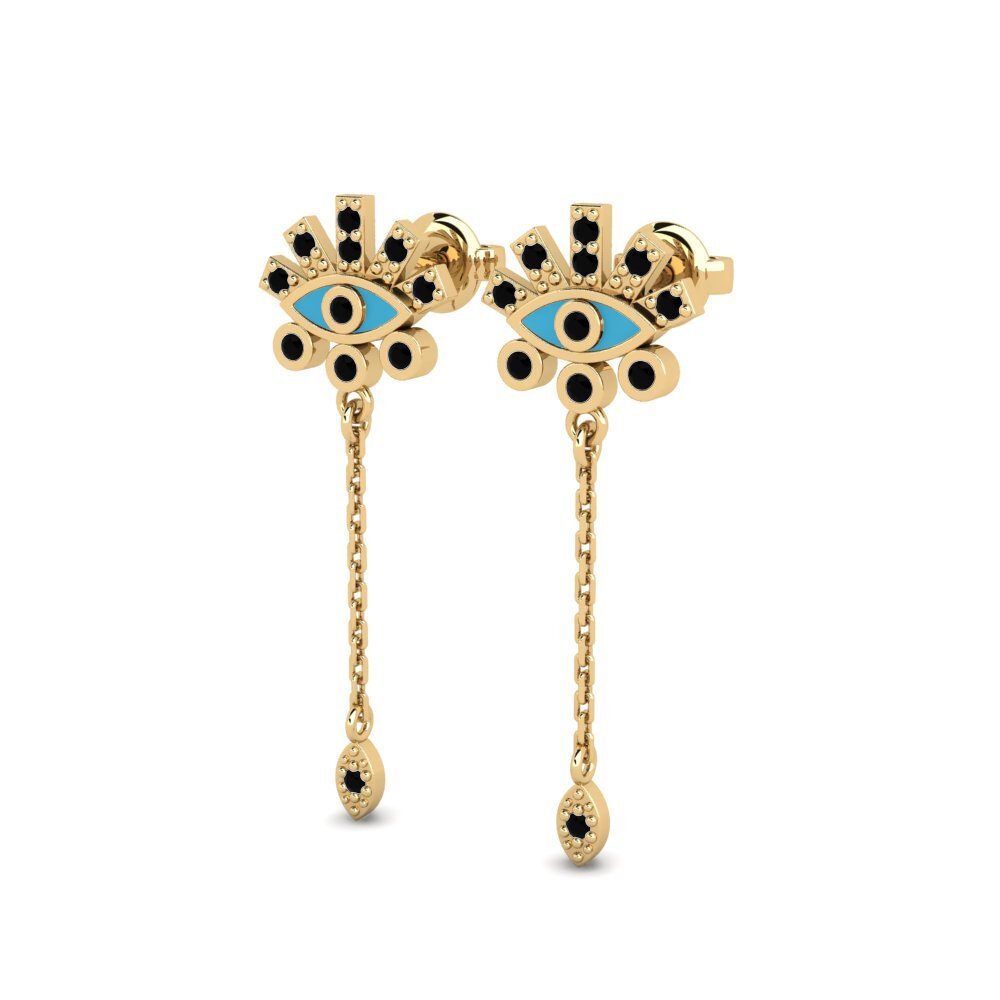 Black Onyx Women's Earring Erymna