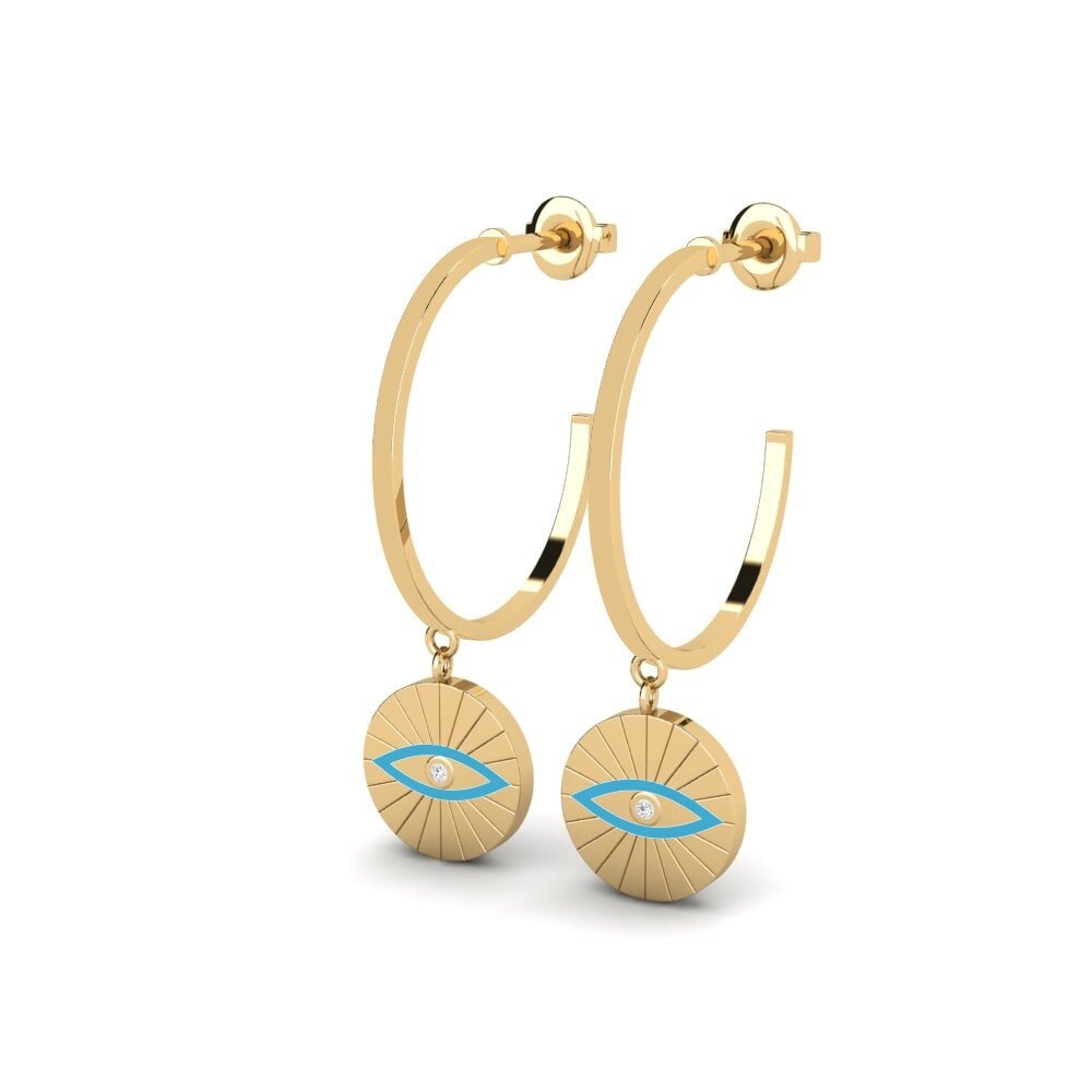 White sapphire Women's Earring Escudo