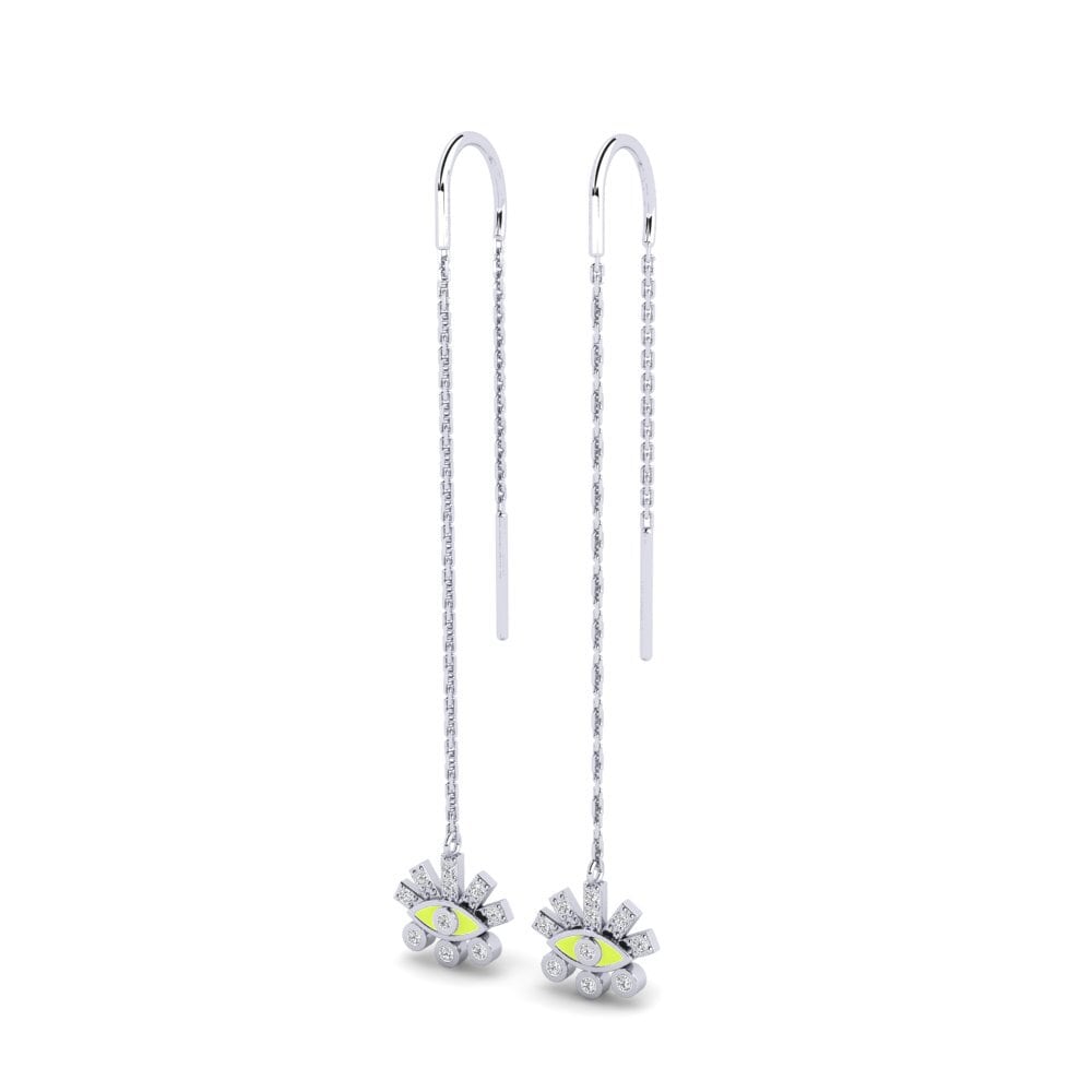 Plata 925 Pendiente de mujer Etenna