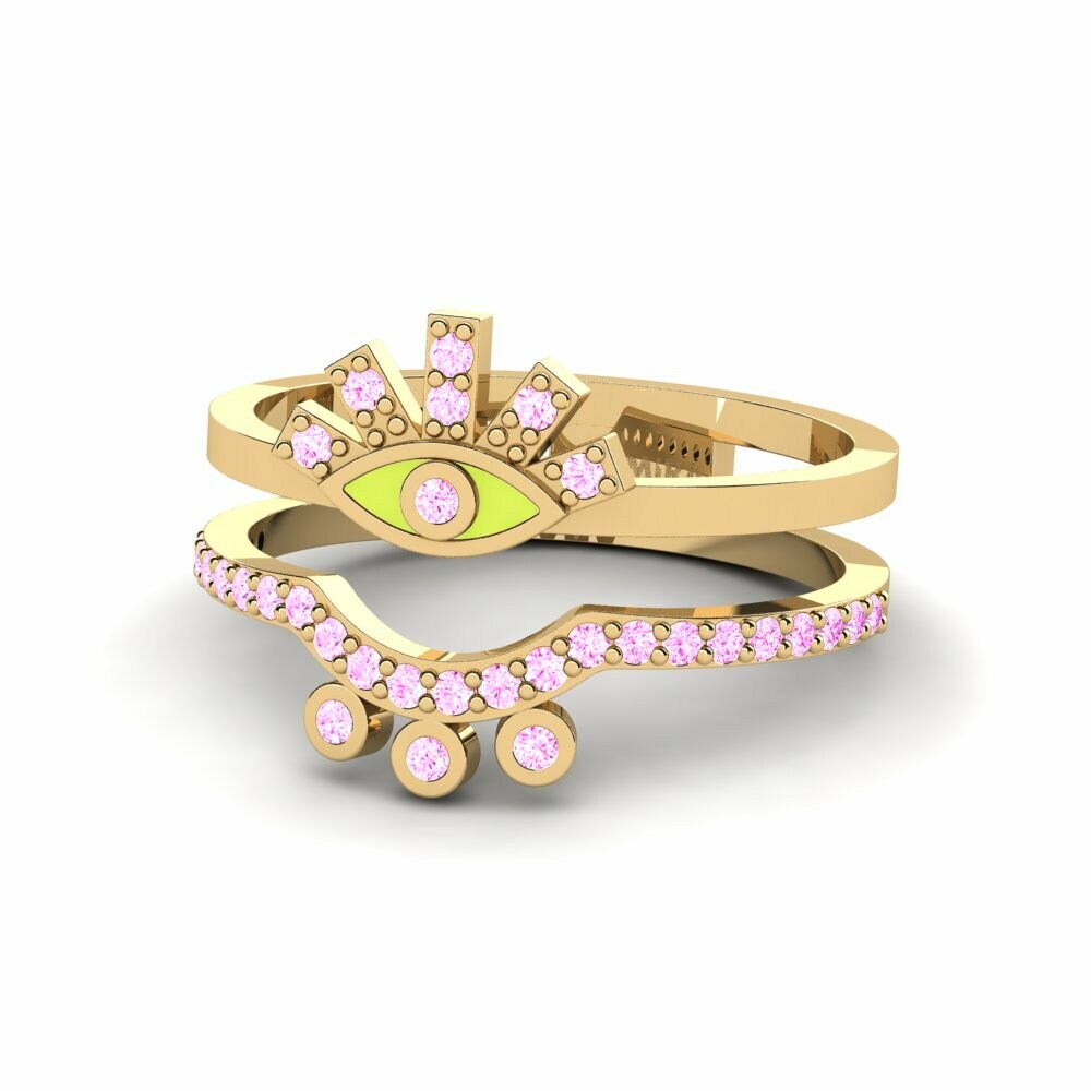 Saphir Rose Bague Heraion
