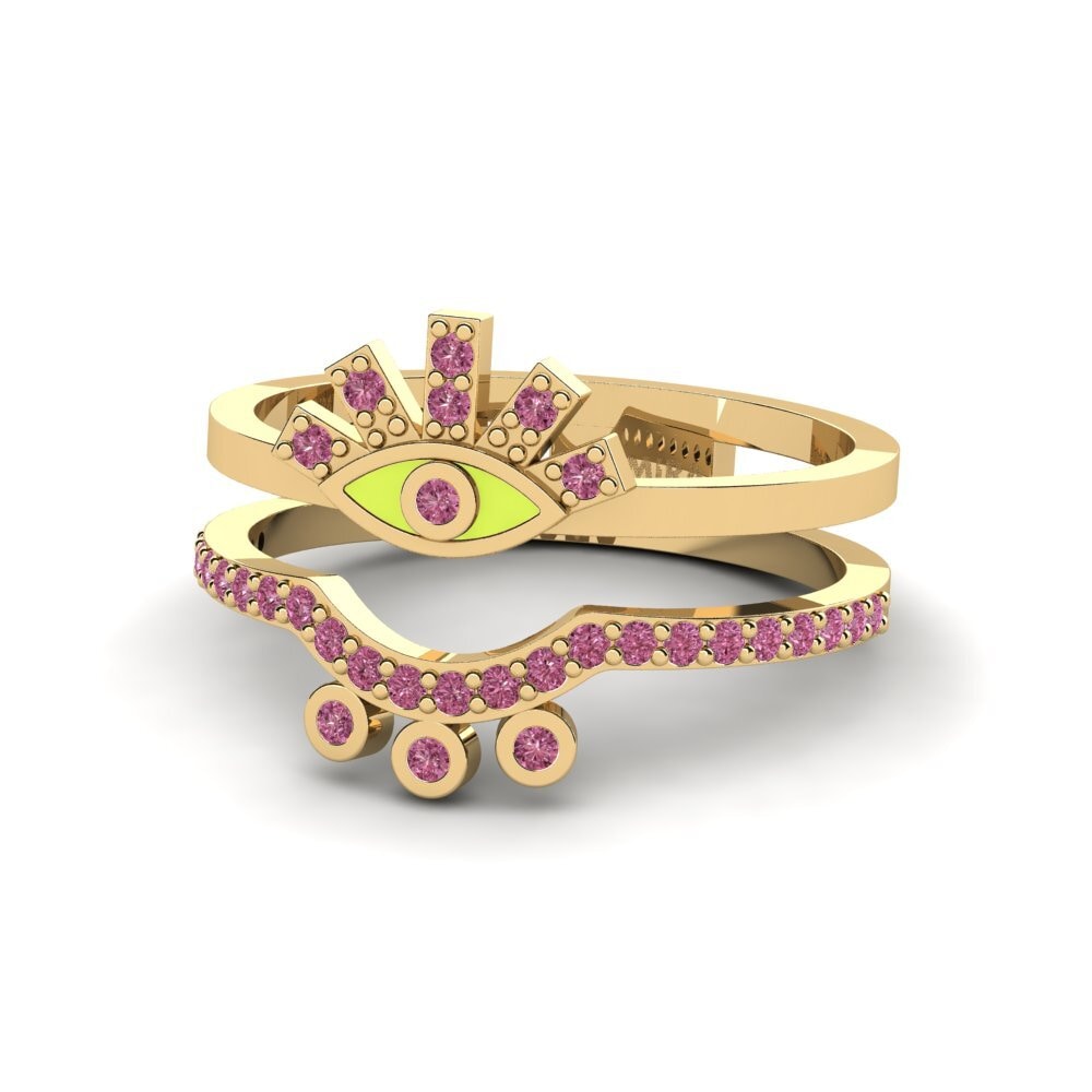 Granate Rhodolite Anillo Heraion
