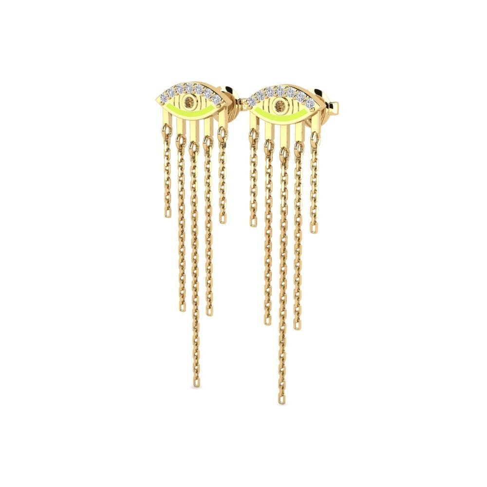 Brown Diamond Women's Earring Huatau