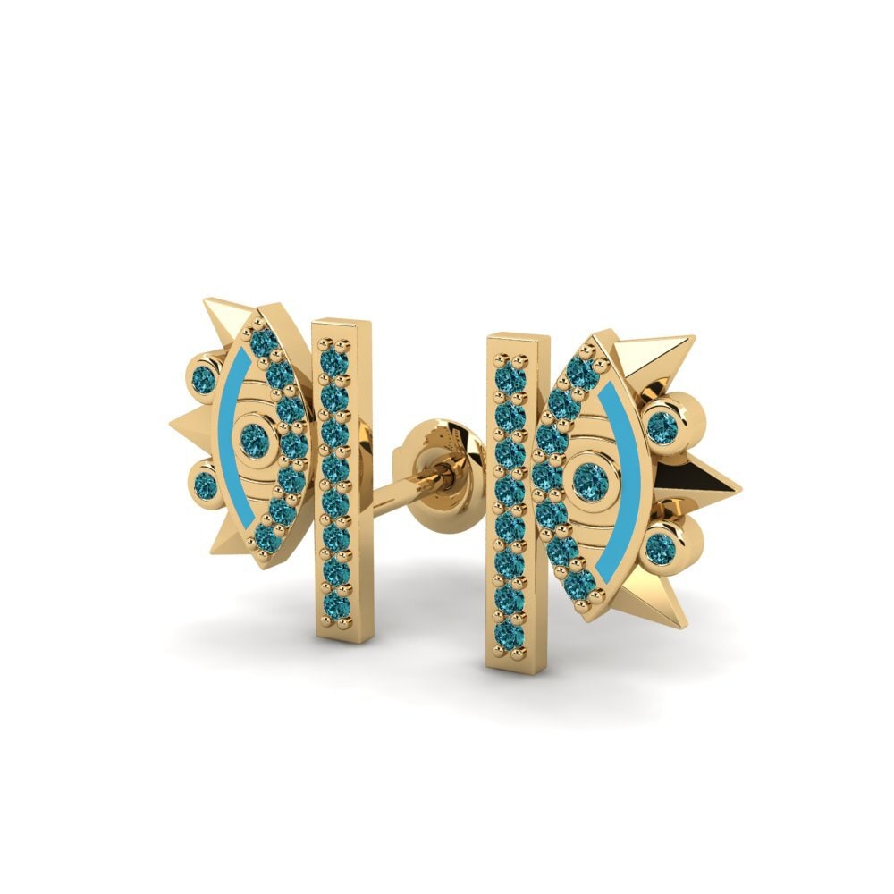 Blue Diamond Women's Earring Ibara