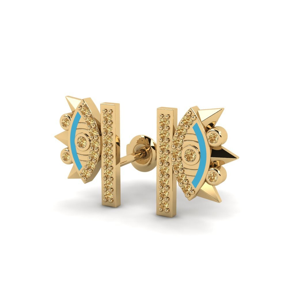 Brown Diamond Women's Earring Ibara