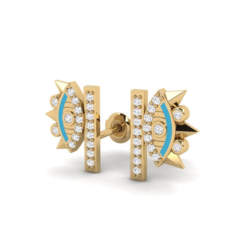 White sapphire Women's Earring Ibara