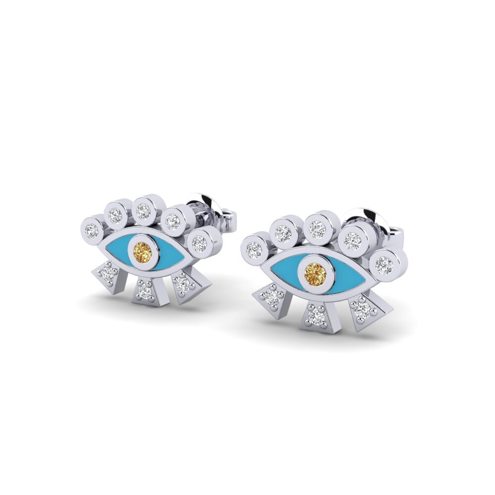 Brown Diamond Women's Earring Inannut