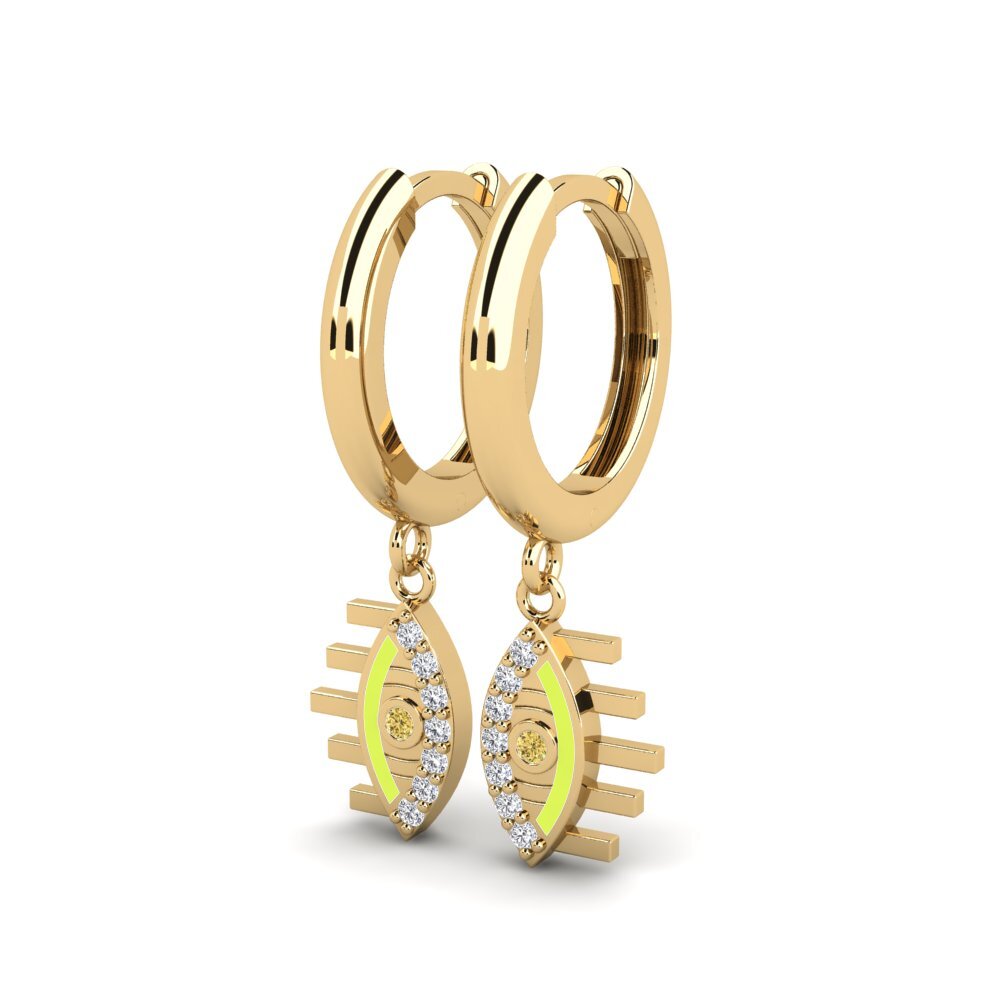Yellow Diamond Women's Earring Isihlangu