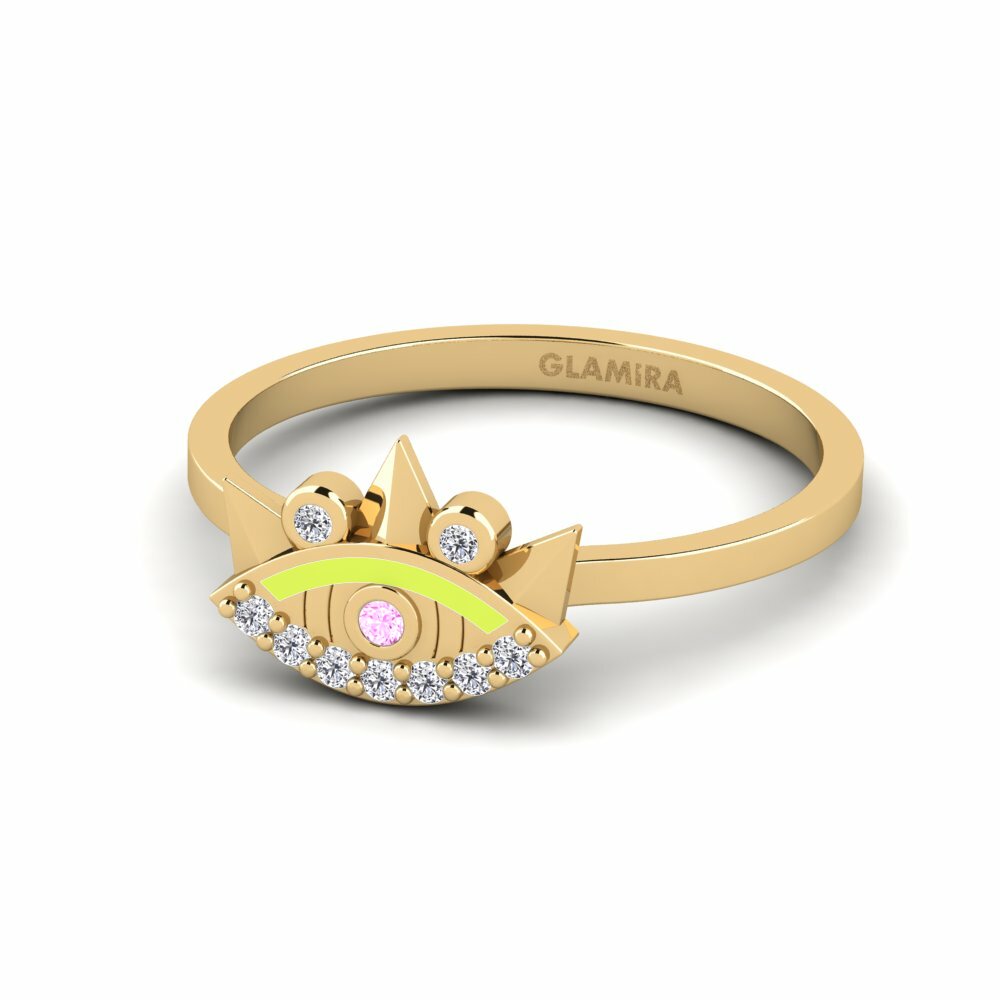 Saphir Rose Bague Kanto