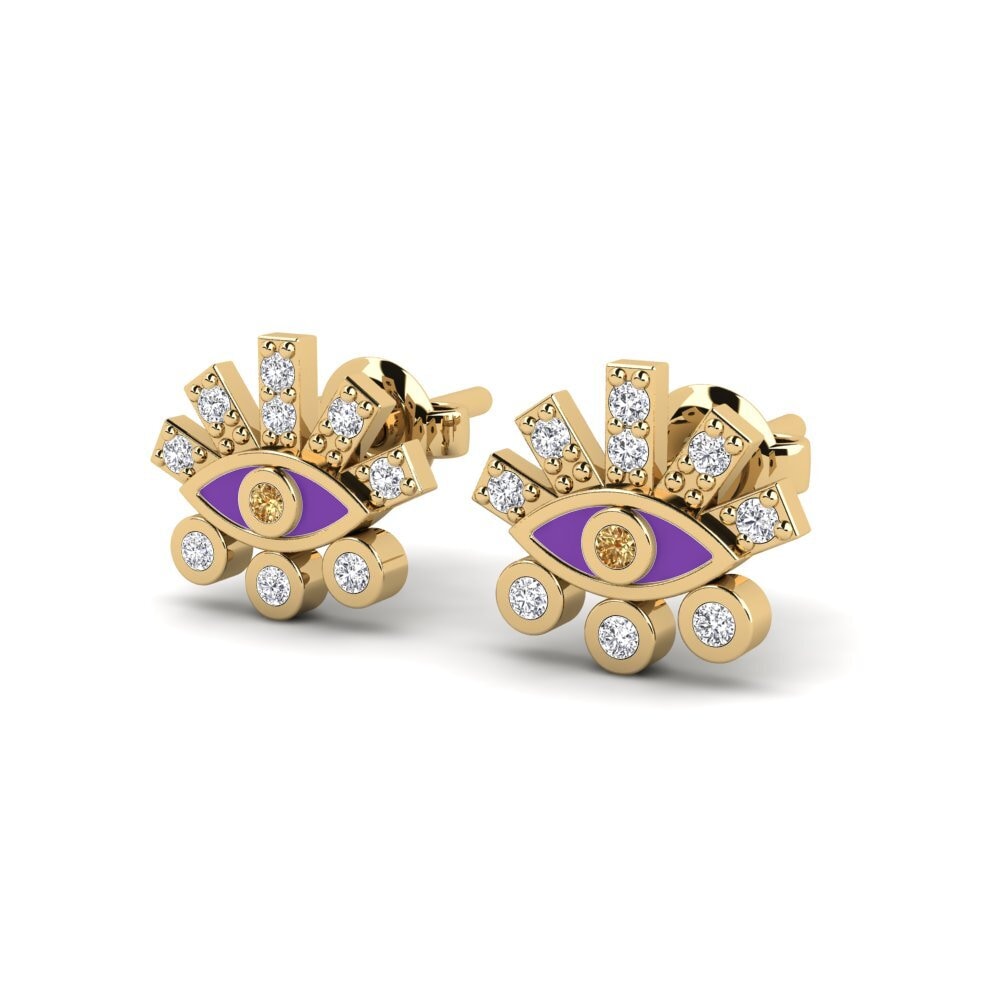 Brown Diamond Women's Earring Kardianda