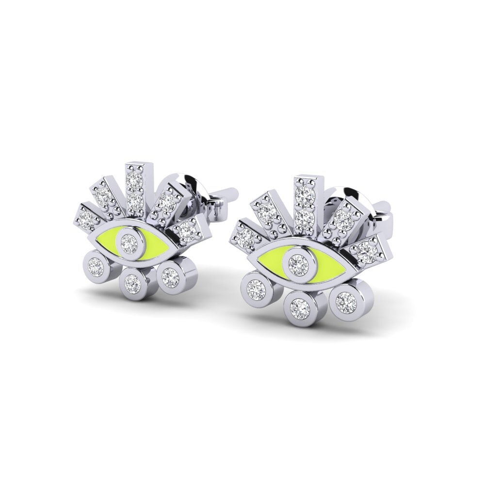 Plata 925 Pendiente de mujer Kardianda