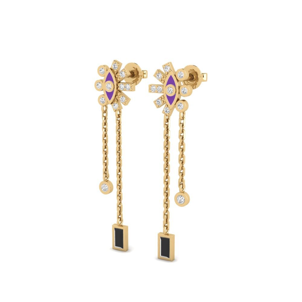 Black Onyx Women's Earring Kibyra