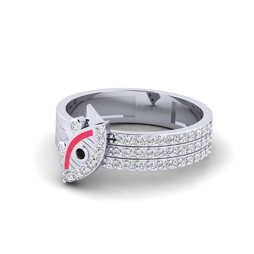 Schwarzer Saphir Ring Kifahari