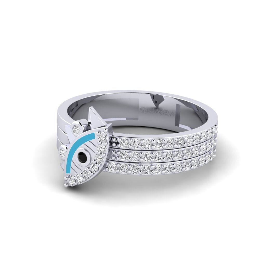 Schwarzer Diamant Ring Kifahari