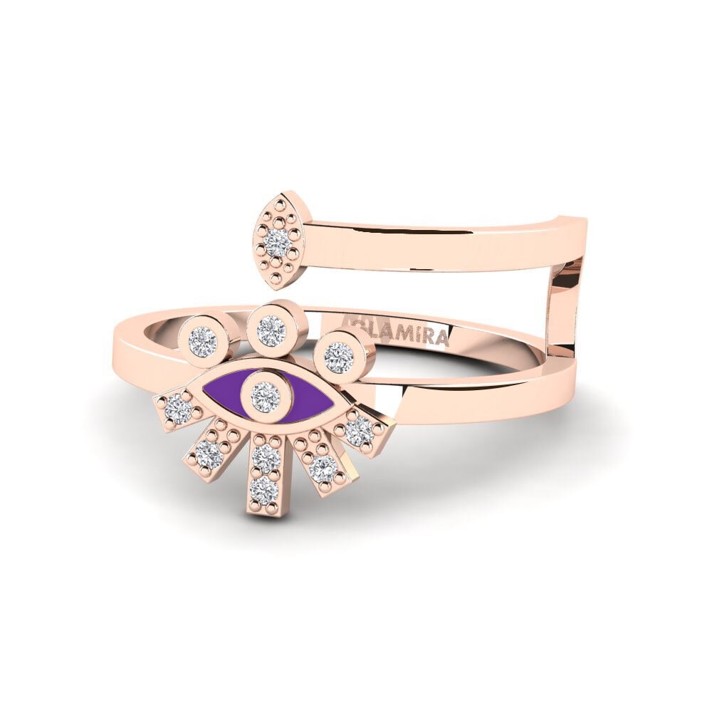 Rotgold 585 Ring Krya
