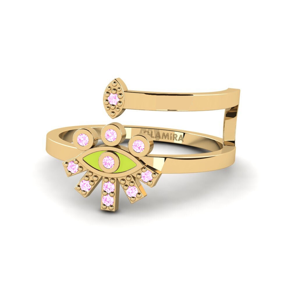 Saphir Rose Bague Krya
