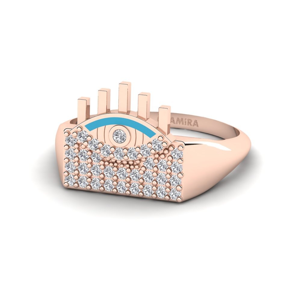 18ct Rose Gold Ring Kuangaza
