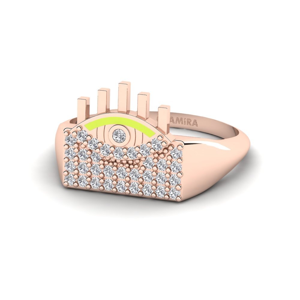 Rotgold 750 Ring Kuangaza