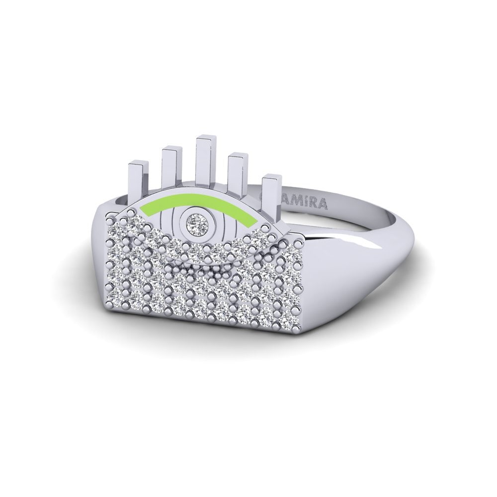 14ct White Gold Ring Kuangaza