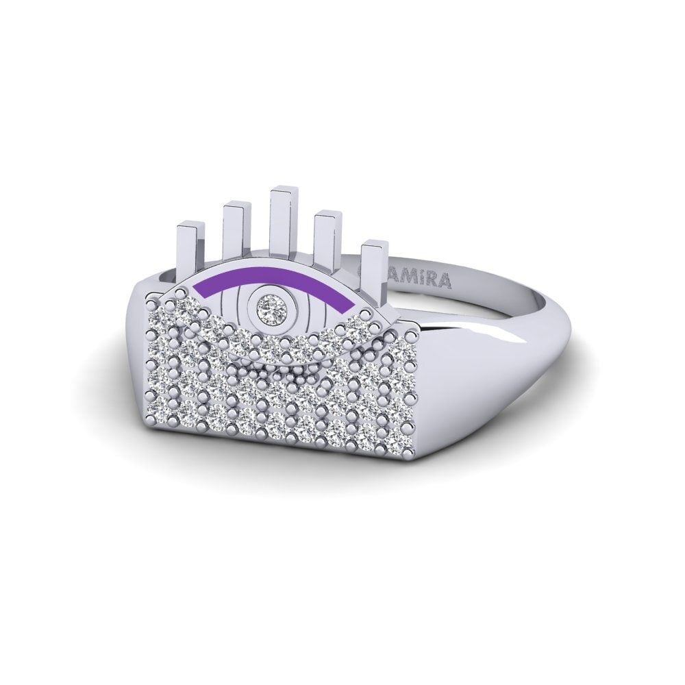 950 Platin Ring Kuangaza
