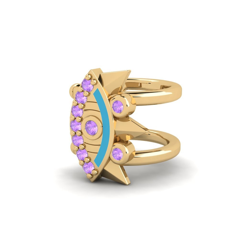 Amethyst Women's Earring Kulay