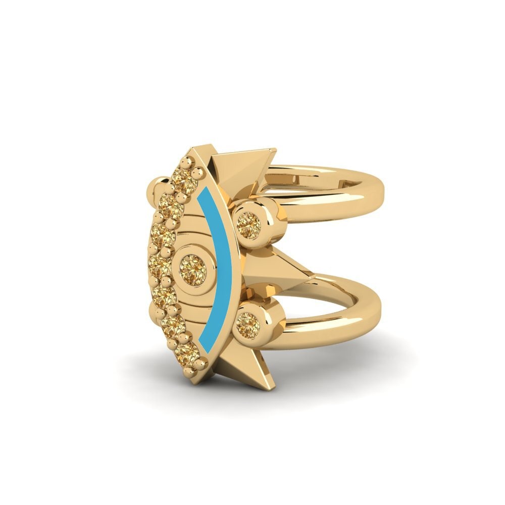 Brown Diamond Women's Earring Kulay