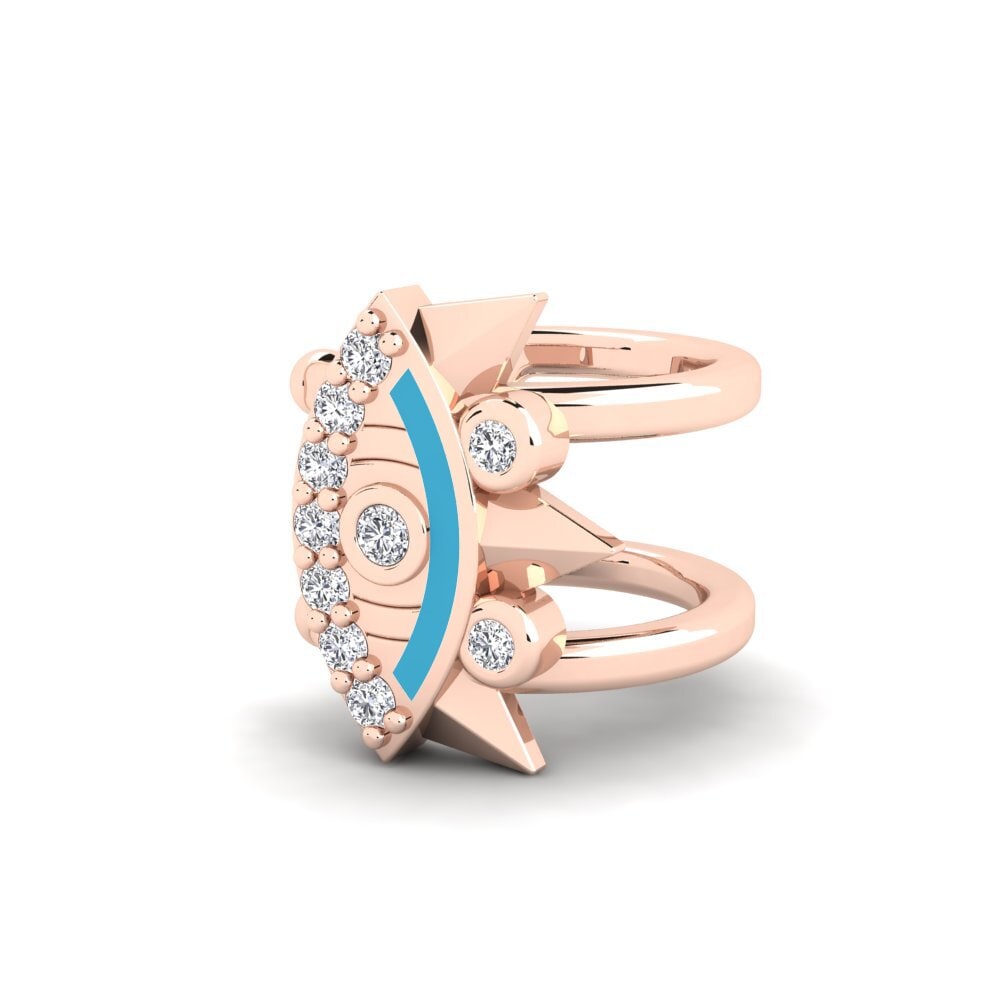 14ct Rose Gold Women's Earring Kulay