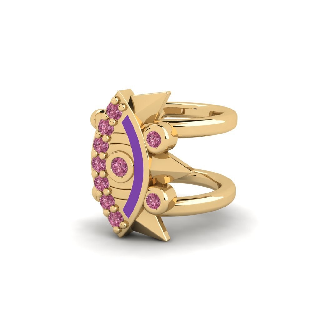 Granate Rhodolite Pendiente de mujer Kulay