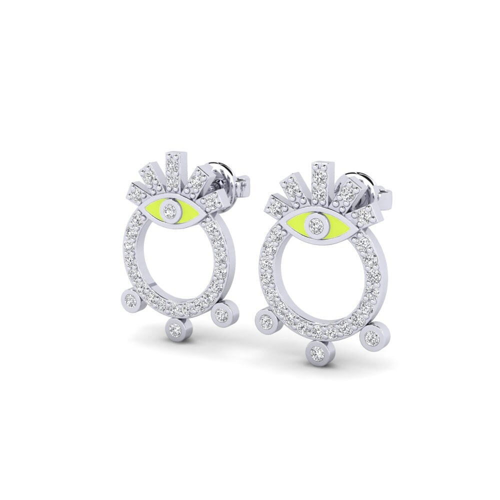 Plata 925 Pendiente de mujer Miletos - B