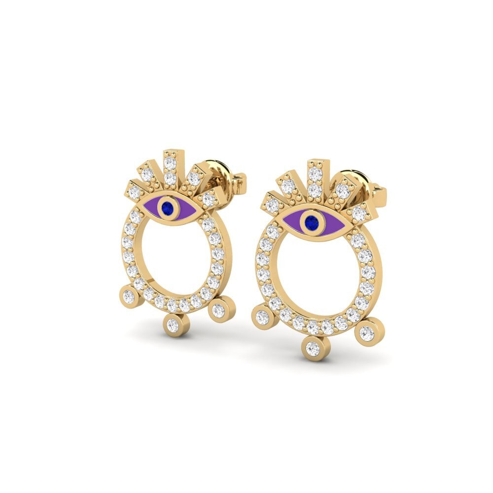 Sapphire Women's Earring Miletos - B