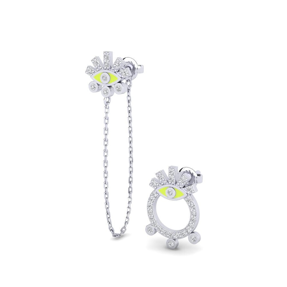 Plata 925 Pendiente de mujer Miletos - SET