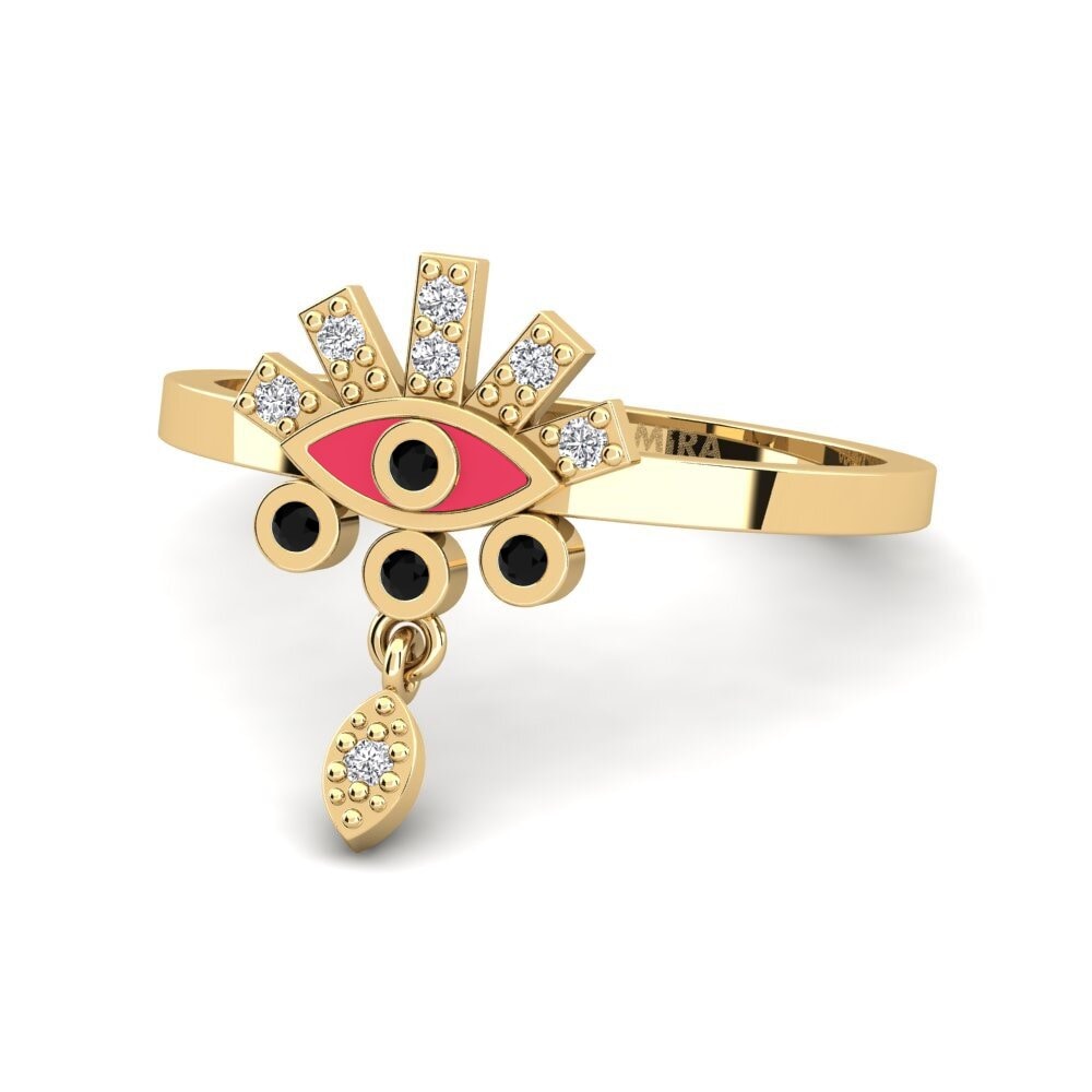 Schwarzer Saphir Ring Nergal