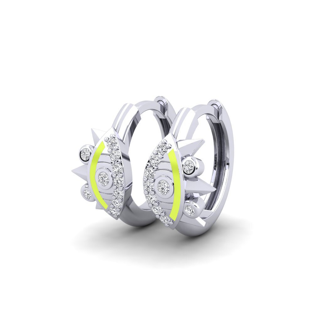 Plata 925 Pendiente de mujer Ningali