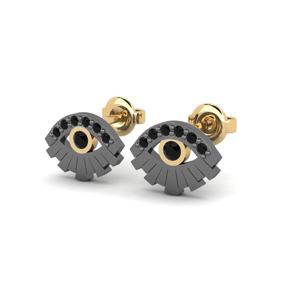 Black Onyx Women's Earring Panginten