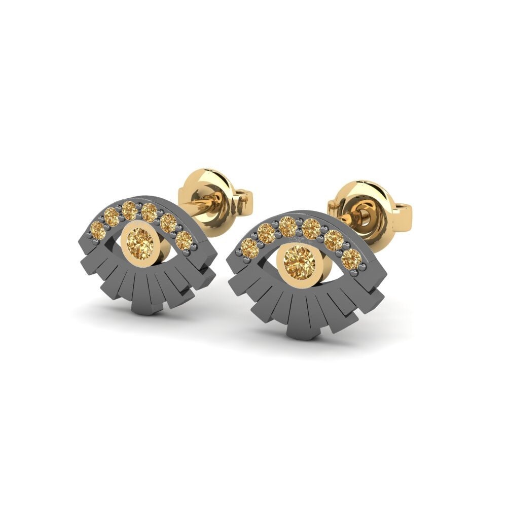 Brown Diamond Women's Earring Panginten