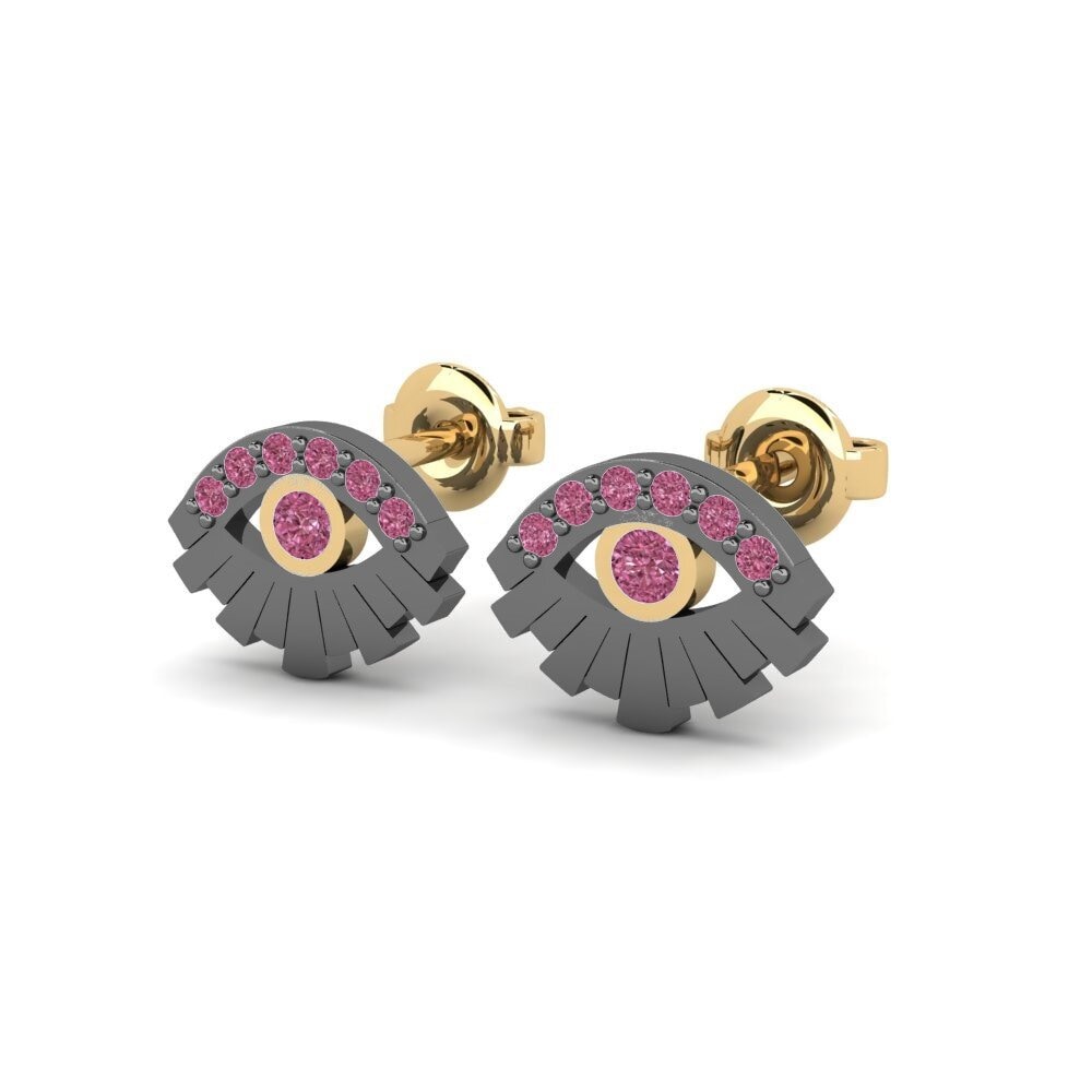 Granate Rhodolite Pendiente de mujer Panginten