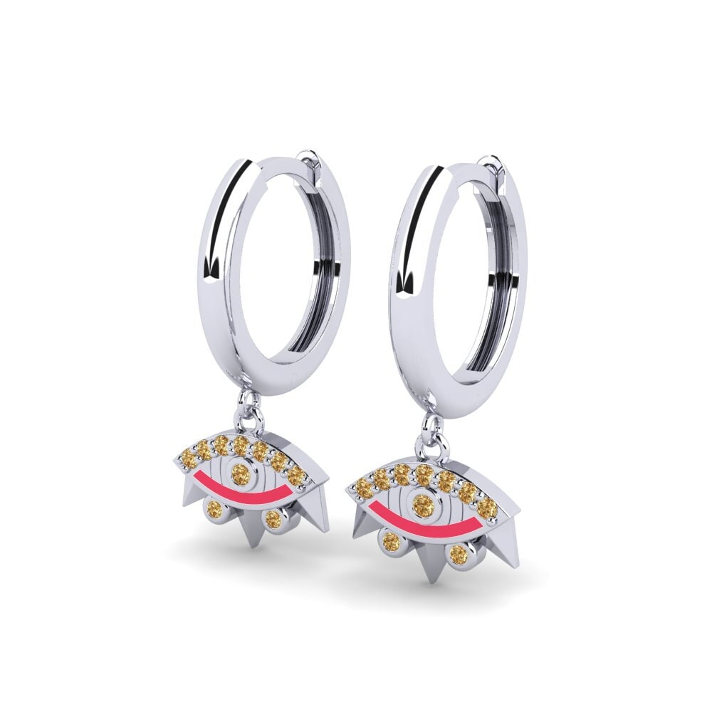 Brown Diamond Women's Earring Perisai