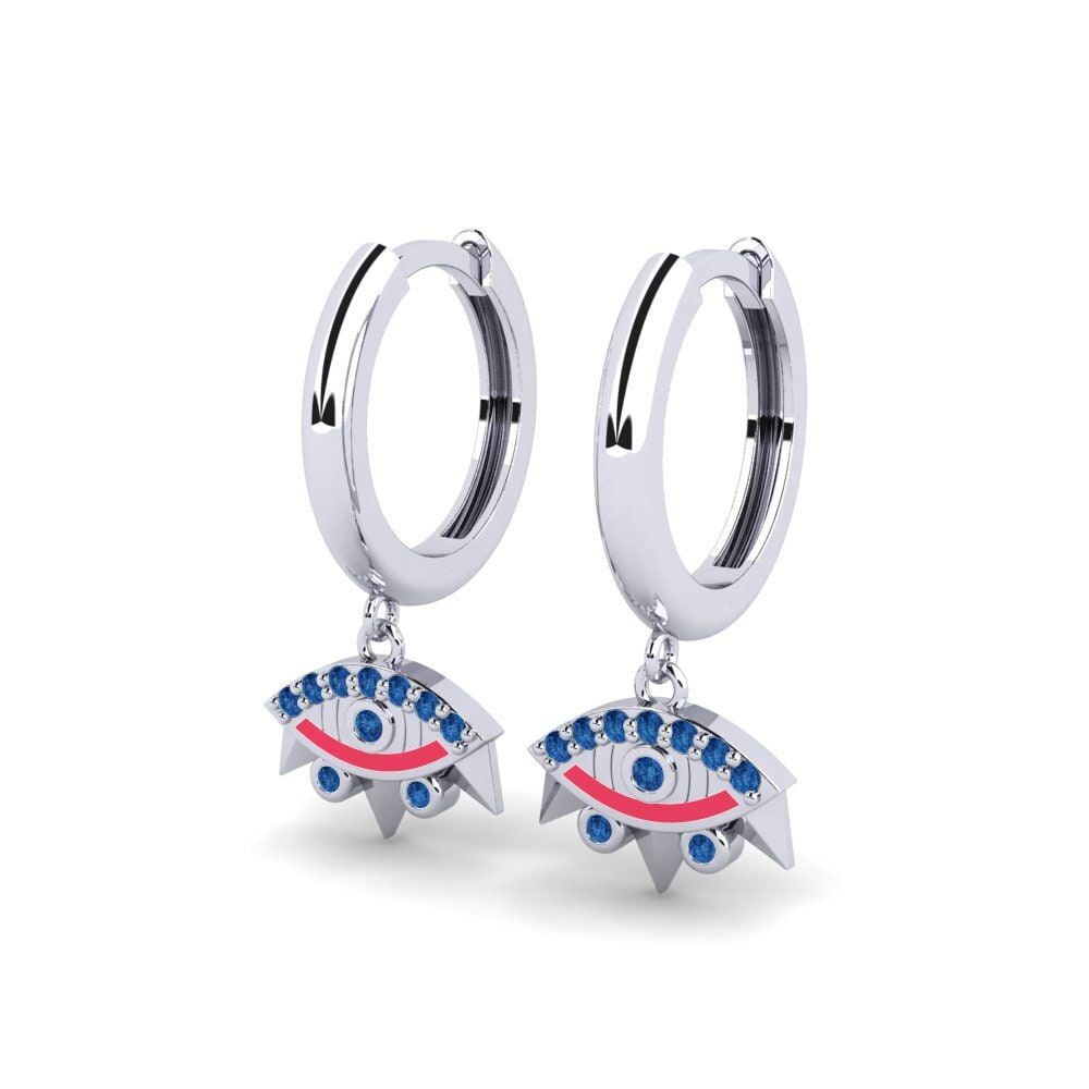 Dark Blue Zirconia Women's Earring Perisai