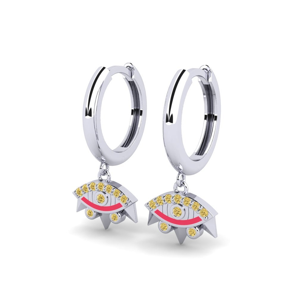 Yellow Diamond Women's Earring Perisai
