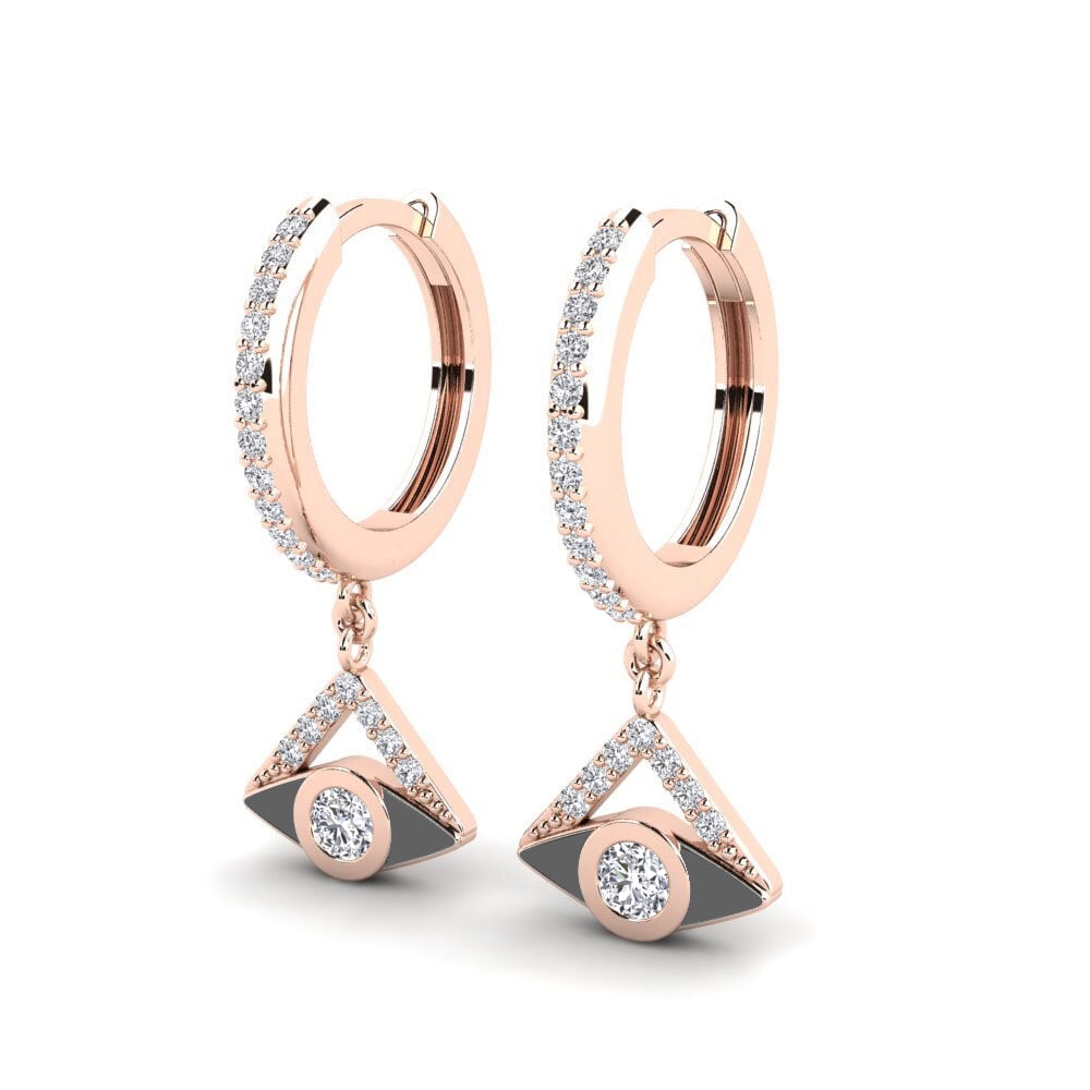 14k Rose Gold Women's Earring Primavera