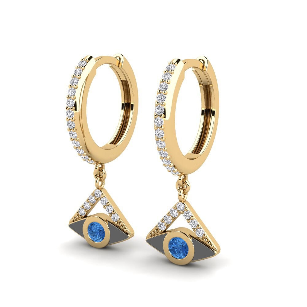 Dark Blue Zirconia Women's Earring Primavera