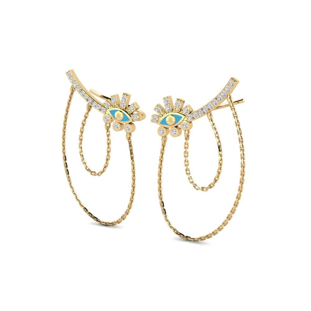 Yellow Diamond Women's Earring Qumenu