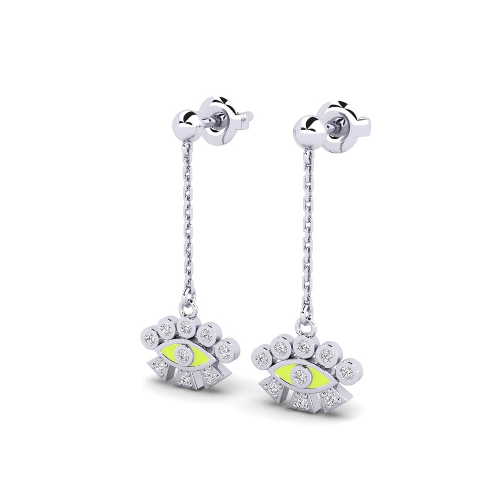 Plata 925 Pendiente de mujer Sarissa