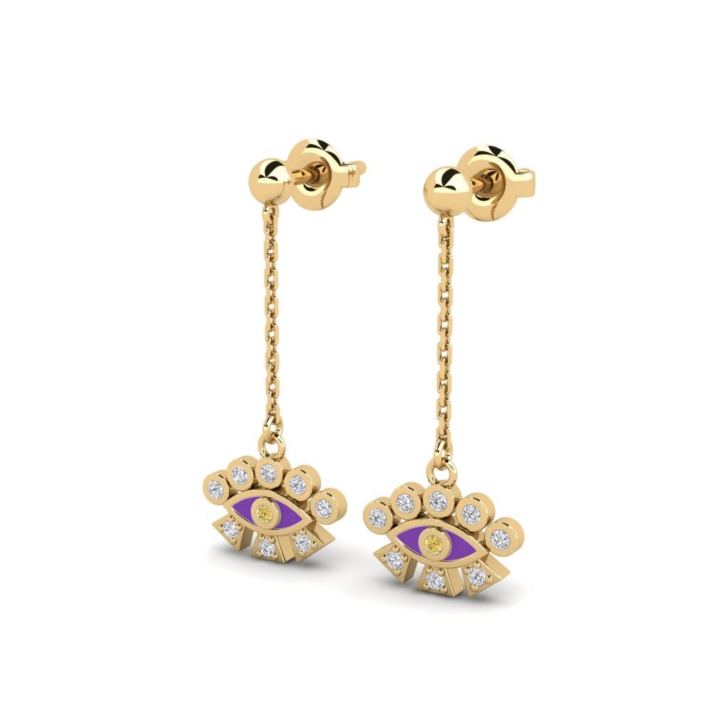Yellow Diamond Women's Earring Sarissa