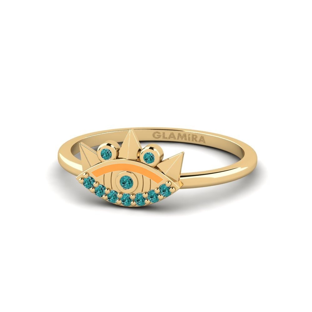 Blauer Diamant Ring Sciath