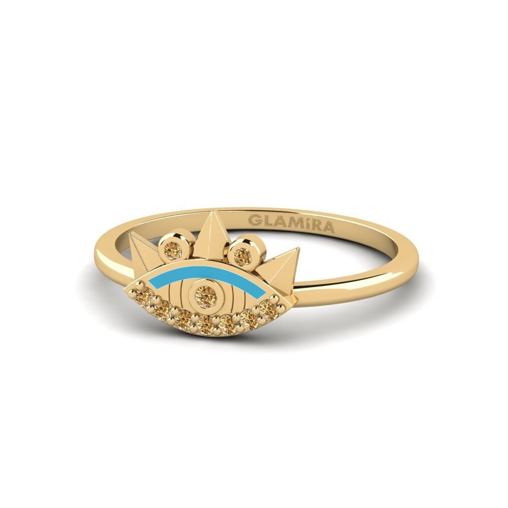 Diamante café Anillo Sciath