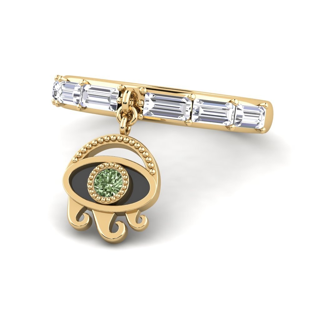 Diamante Verde Anel Skrika