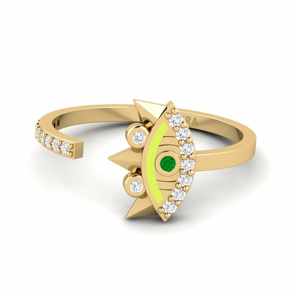 Bagues de fiançailles Émeraude Evil Eye