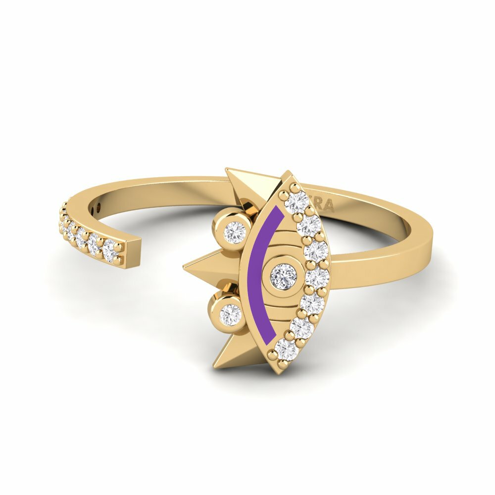 Bagues Diamant De Synthèse Evil Eye